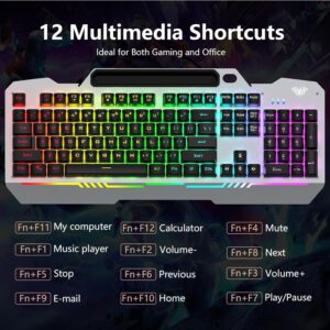 AULA Keyboard, T102 104 Keys Gaming Keyboard and Mouse Combo - Trend Imports Belize