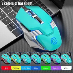 Green Wireless Mouse Gaming Mouse Bluetooth with 3-Modes - Trend Imports Belize